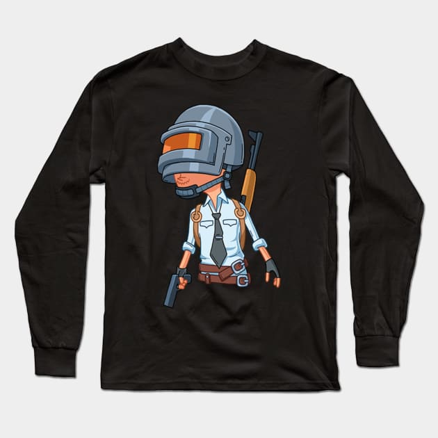 Pubg Army Long Sleeve T-Shirt by attire zone